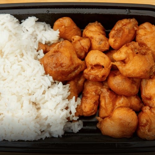 Sweet & Sour Chicken.
