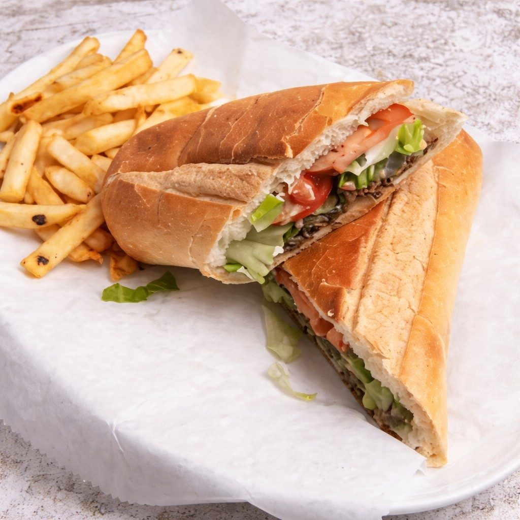 Steak and Cheese Sub.