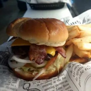 The Best Bacon Cheese Burger In Town