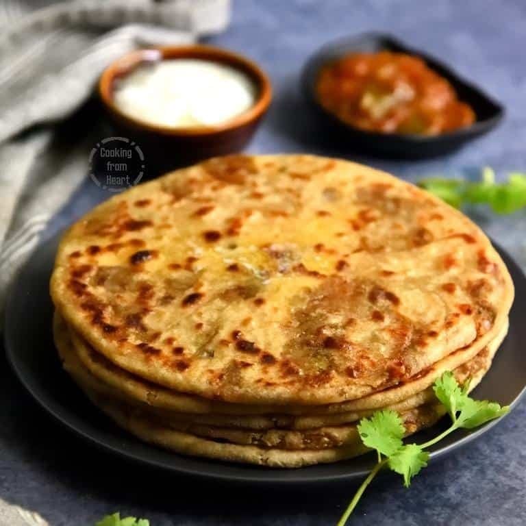 Aloo paratha.