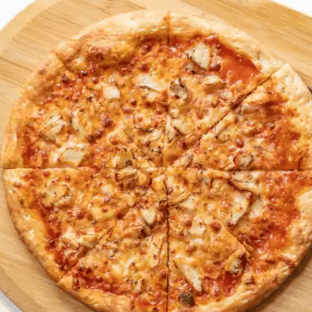 Bbq chicken cauliflower pizza.