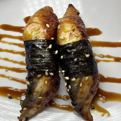Unagi Nigiri Sushi.