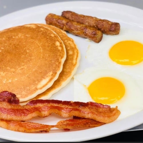 Gabe's Pancake Combo.