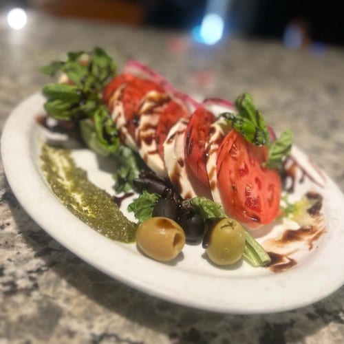 Fresh Tomato and Mozzarella Salad.