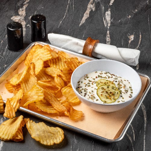 Creamy Dill Pickle Dip.