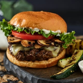 Mushroom & Swiss Burger