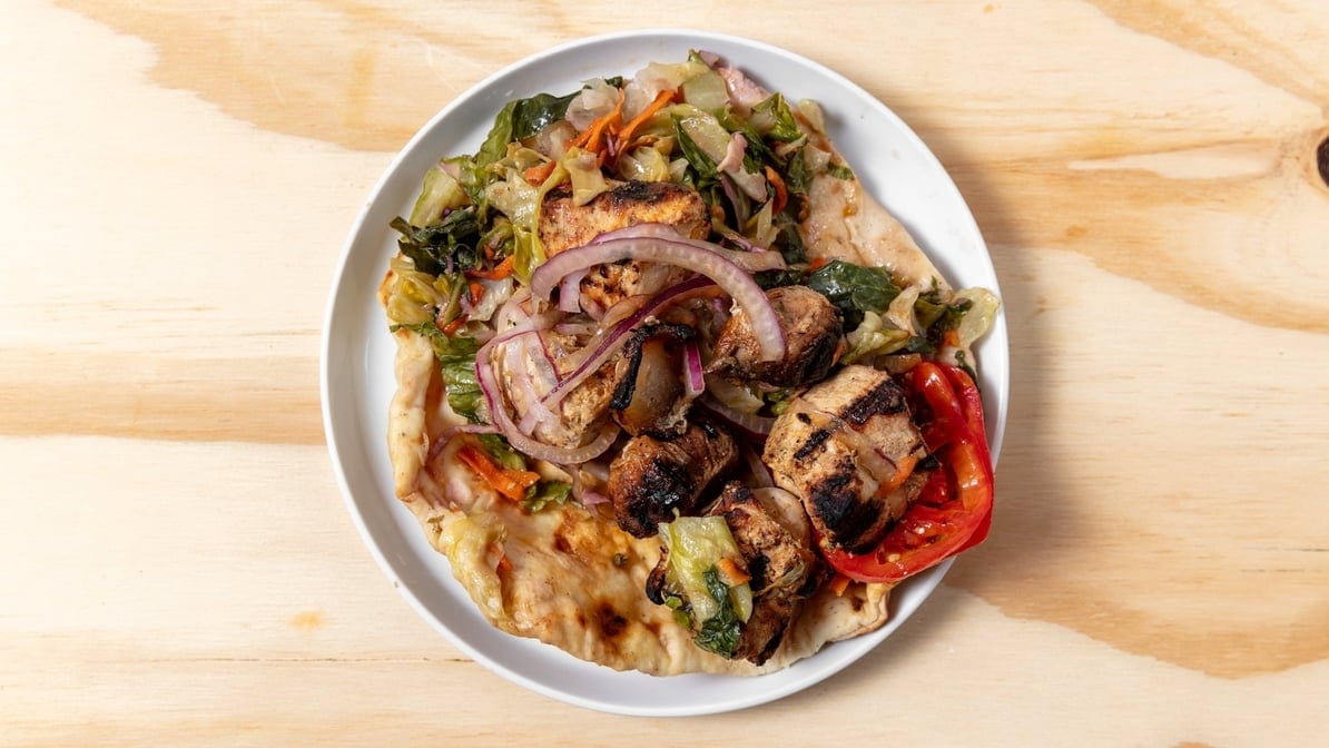 Chicken Kebab Sandwich.