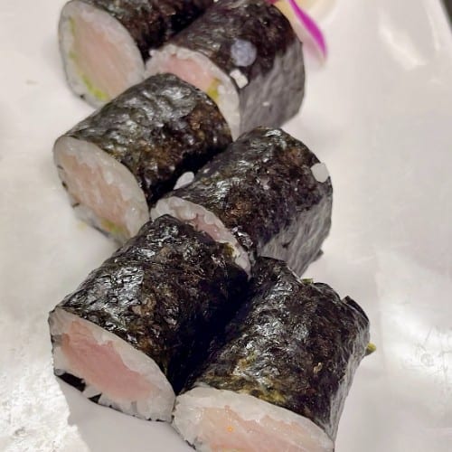 Yellowtail Sushi Roll.
