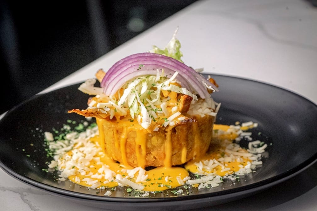 Mofongo Relleno De Pechuga.
