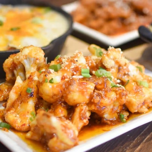 Sweet Chili Peanut Cauliflower 甜辣花生椰菜粒.