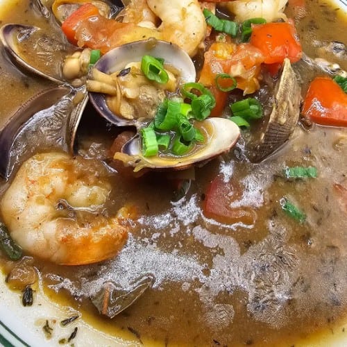 Seafood Gumbo.