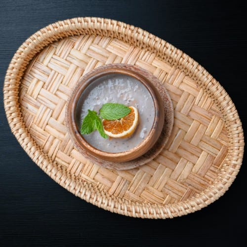 Nam Wan Taro (Taro Pudding).