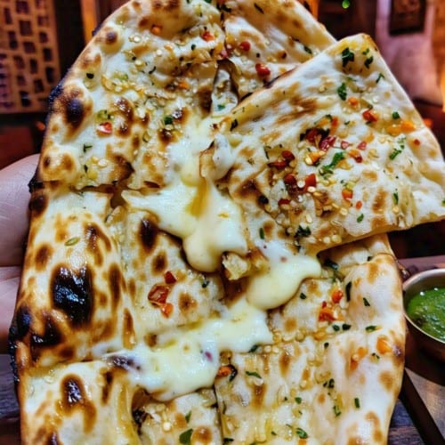 Cheese n Chillies Naan.