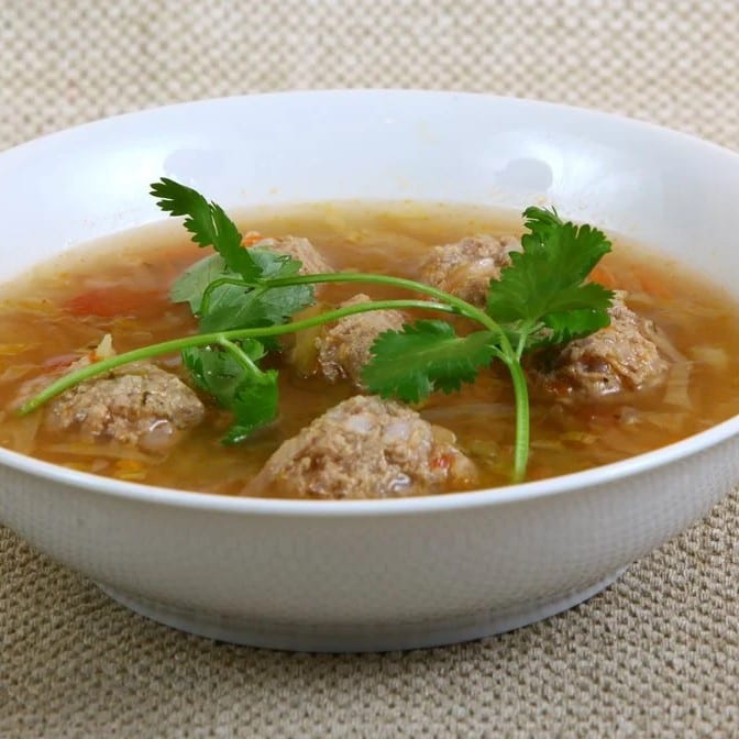 Albondigas Soup.