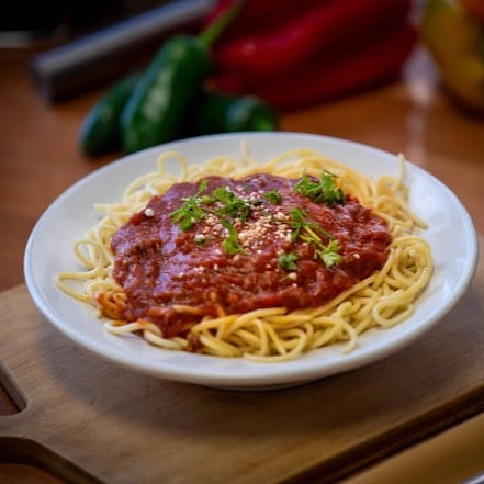 Spaghetti a la Filipina.