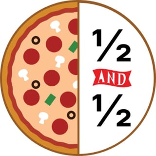 Specialty 1/2 & 1/2 Pizza (12")