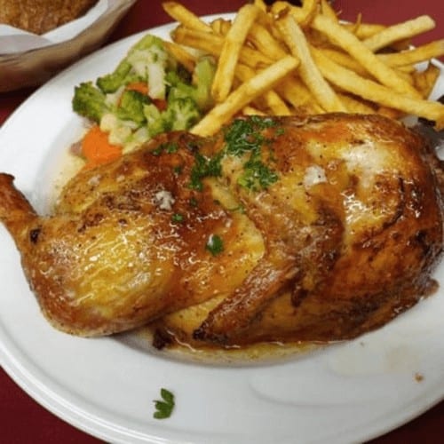 Roasted Chicken plate.