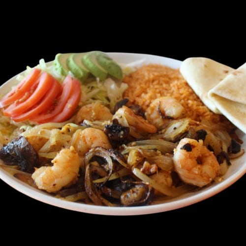 Camarones Al Mojo De Ajo.