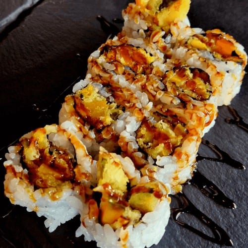 Pumpkin Tempura Roll.