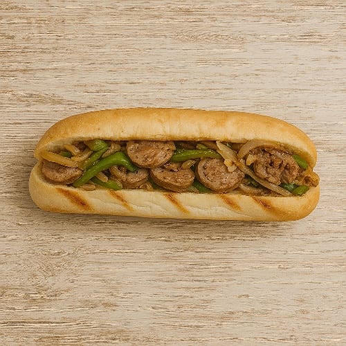 Sausage, Peppers & Onions Sub.