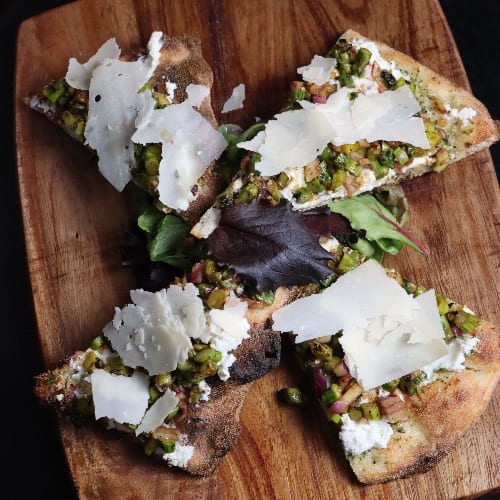 Asparagus Bruschetta.