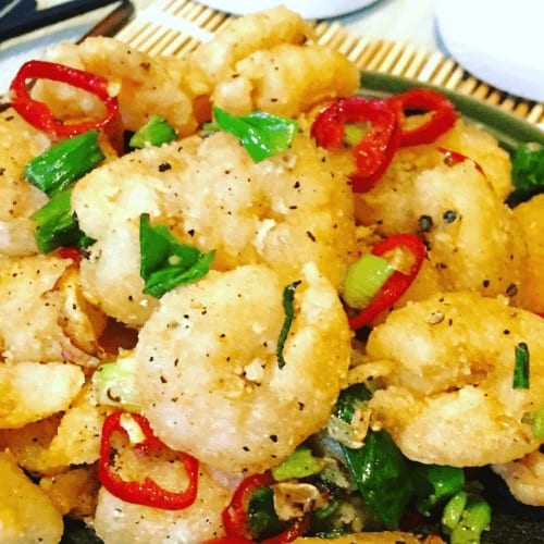Salt and Pepper Shrimp / 椒盐大虾.