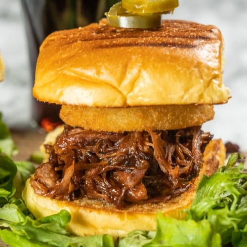 BBQ Short Rib Sliders.