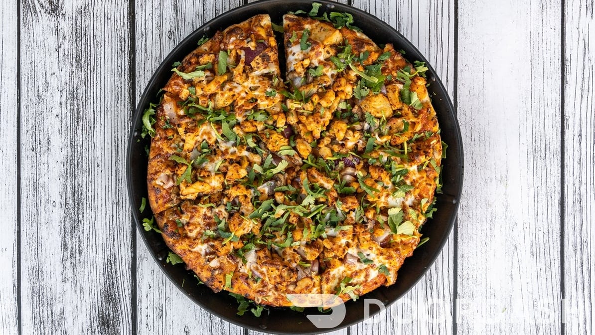 Masala Cauliflower Pizza.
