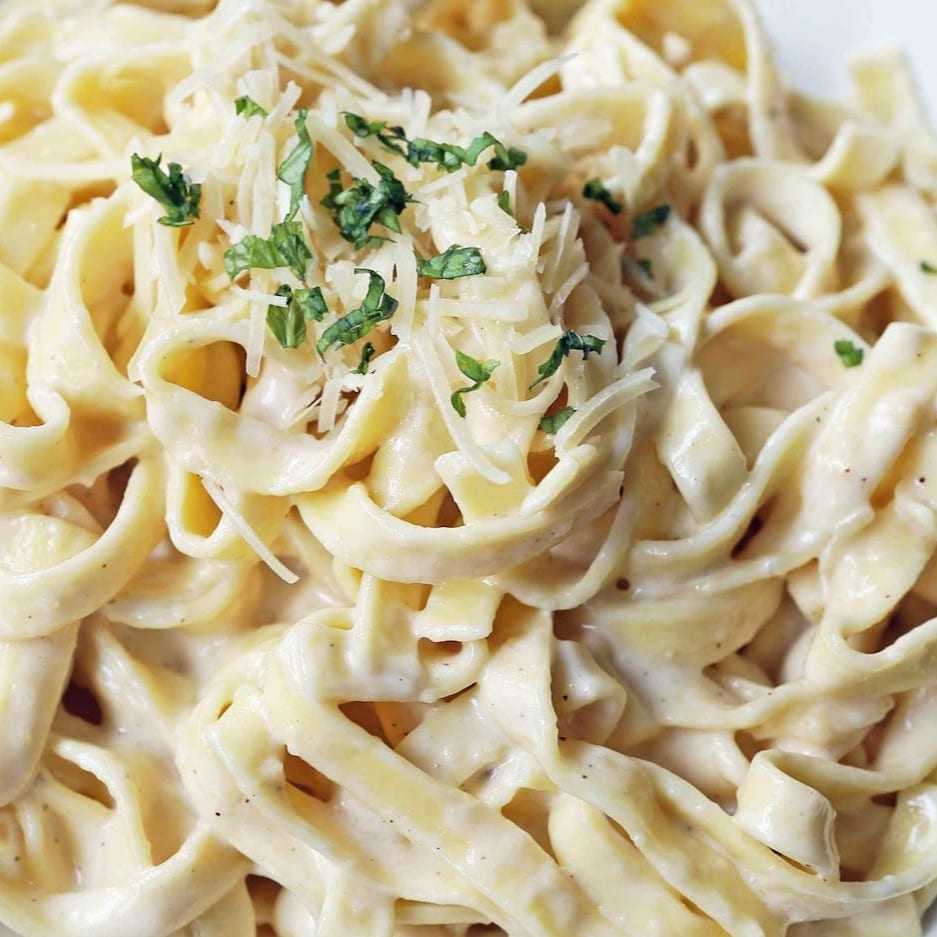 Fettuccine Alfredo.