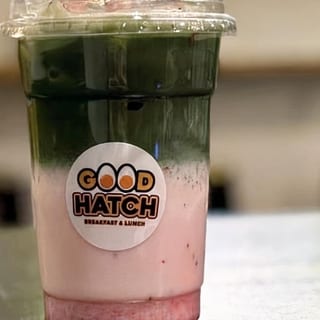 Iced Strawberry Matcha Latte