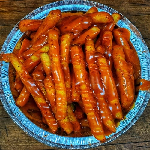Sweet and Spicy Fries.
