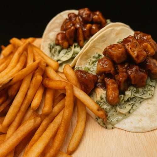 Jerk Chicken Tacos.