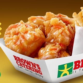 10 Boneless Wings with Fries