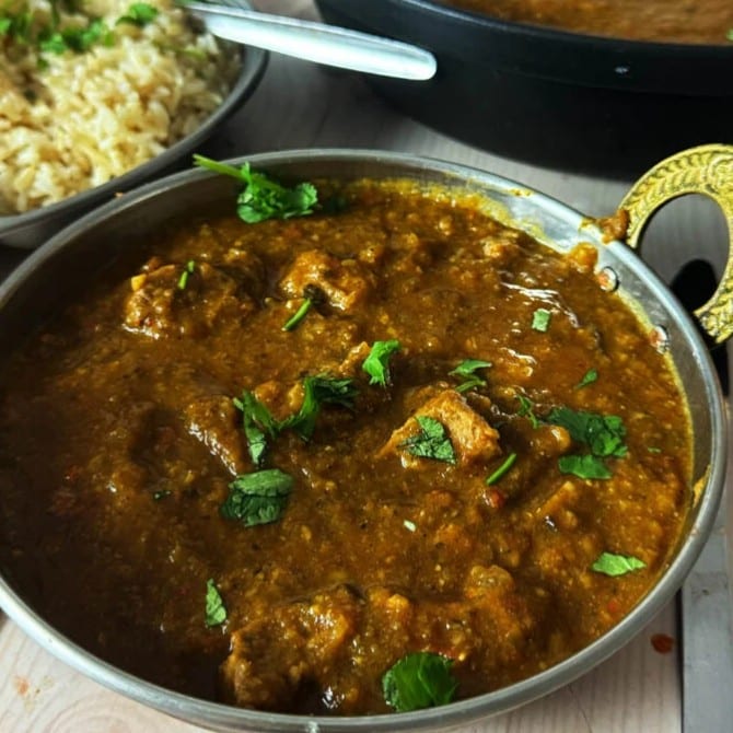Lamb Dhansak.