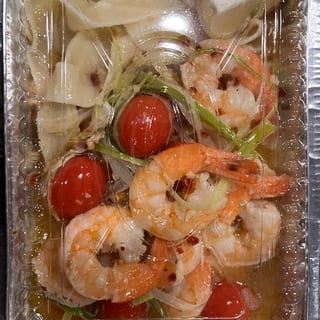 Sizzling Shrimp Scampi Dinner Pasta