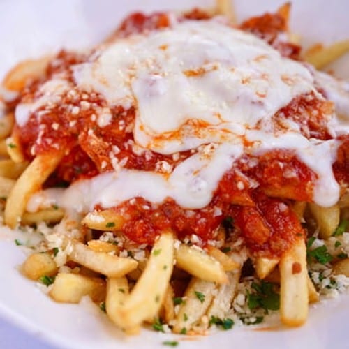 Italian Chili Fries.