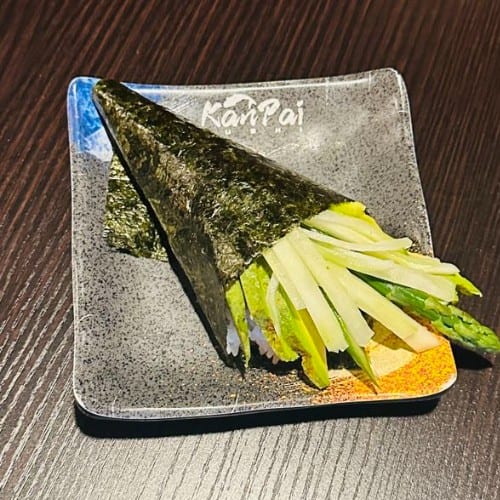 Vegetable Handroll.