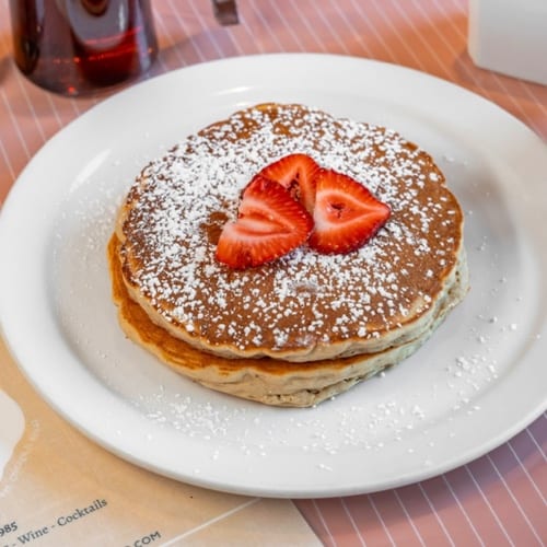  Buttermilk Pancakes or Multigrain Pancakes/ short stack.