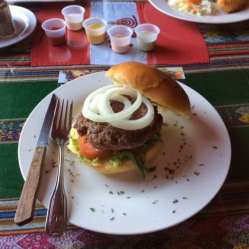 Mediterranean Burger.