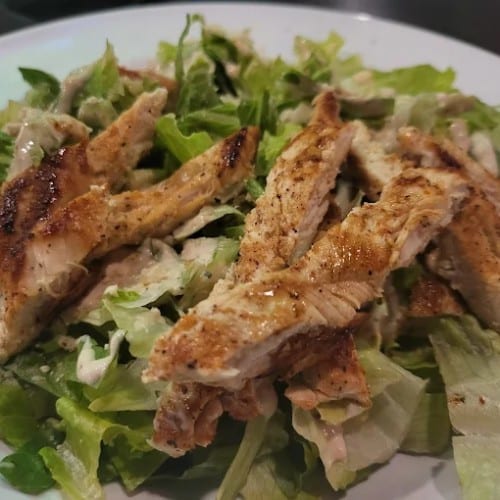 Chicken Caesar Salad.