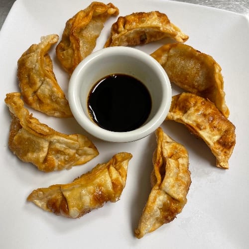 Gyozas.