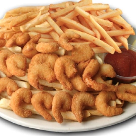 Shrimp Basket with Fries.