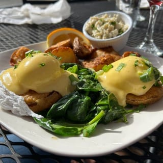 Fried Green Tomato Eggs Benedict