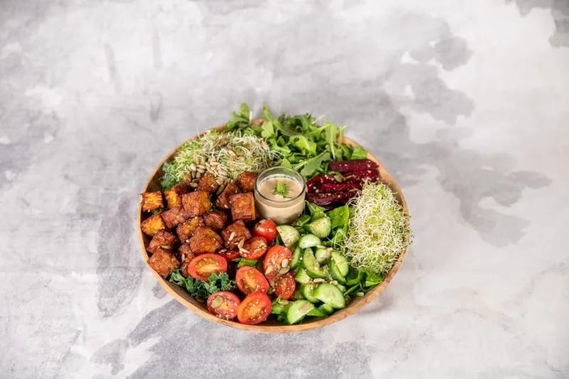 Hemp Tempeh Salad (GF).