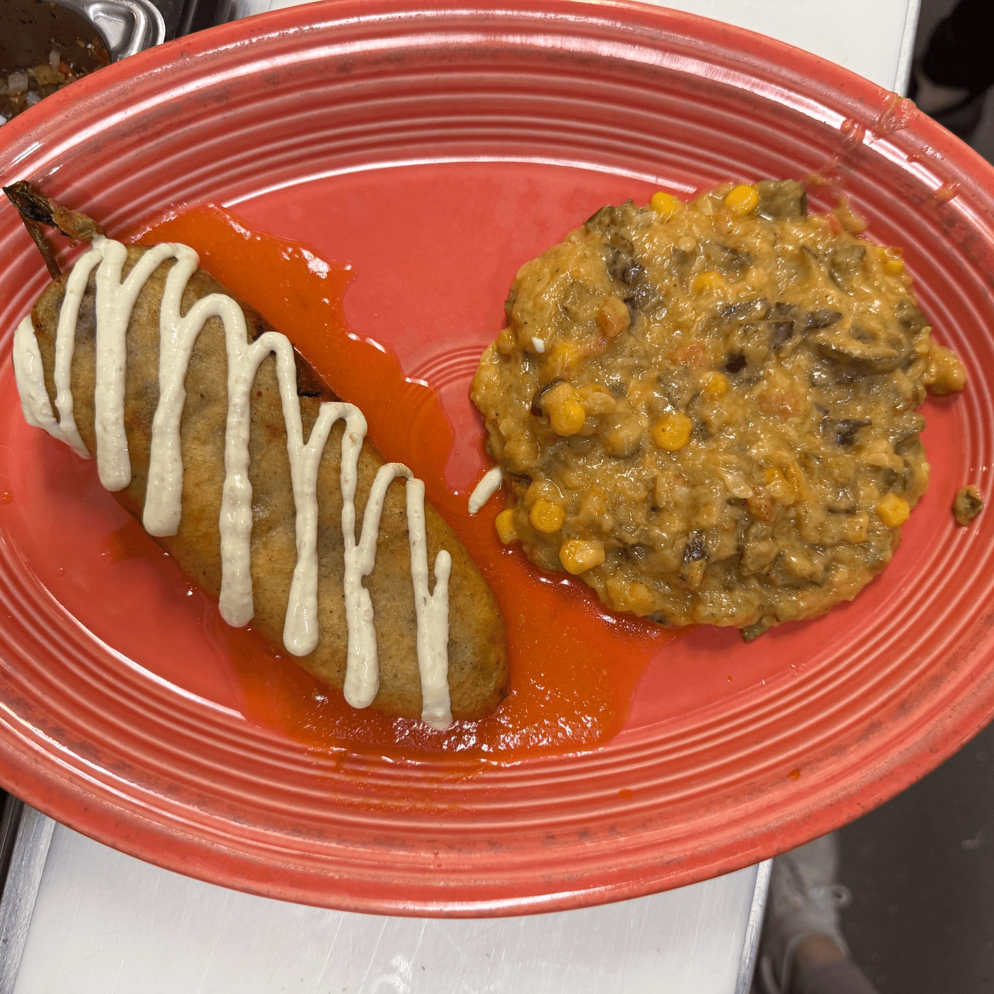 Chico Chile Relleno Plate.