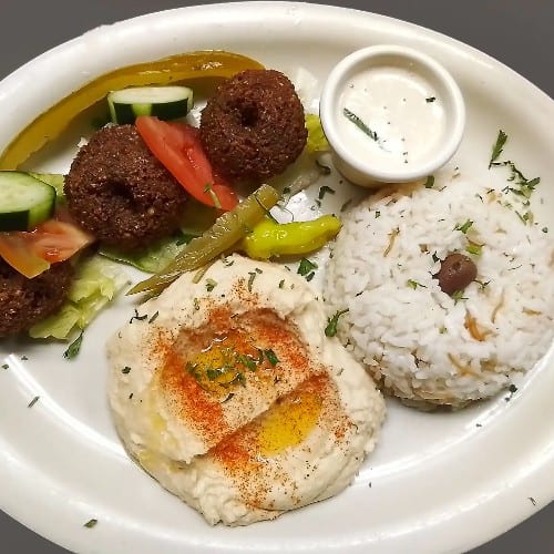 Falafel Platter.