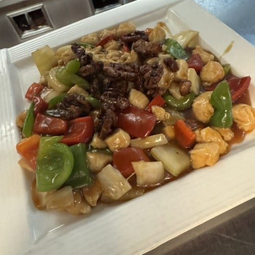 Honey Walnut Chicken.