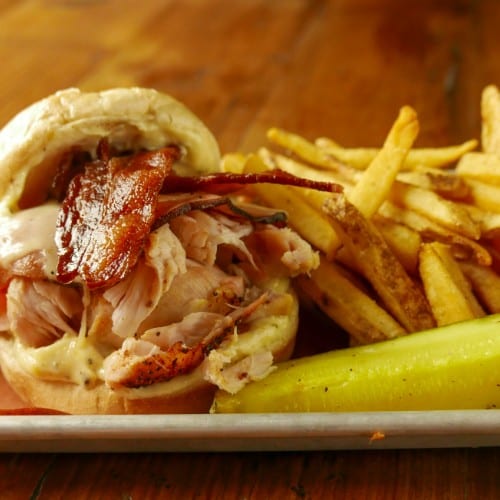 Chicken Cordon Bleu Sandwich.