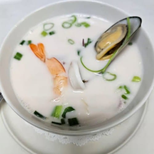 Tom Kha Mixed Seafood.