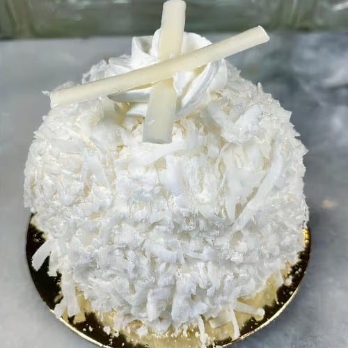 Coconut Custard Cake-Individual.